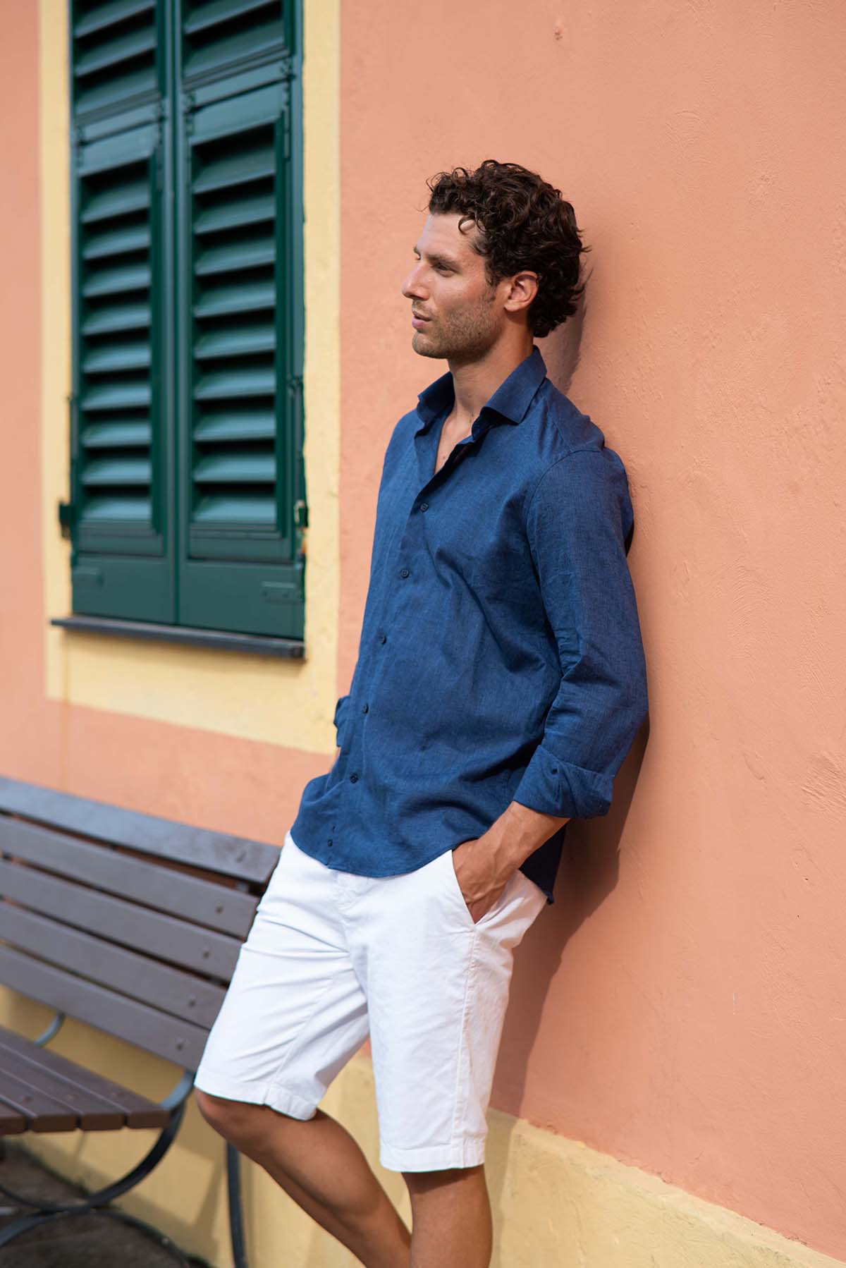 Bermuda Man Lino White