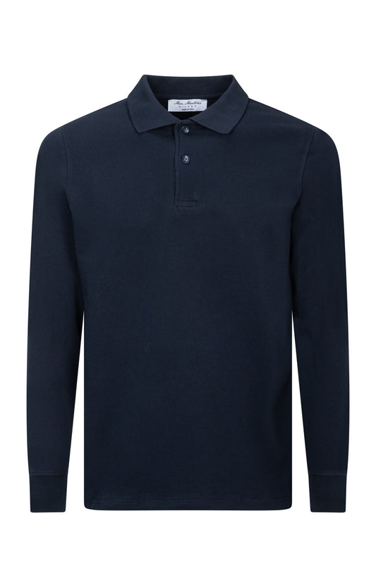 Polo Maniche Lunghe Blue