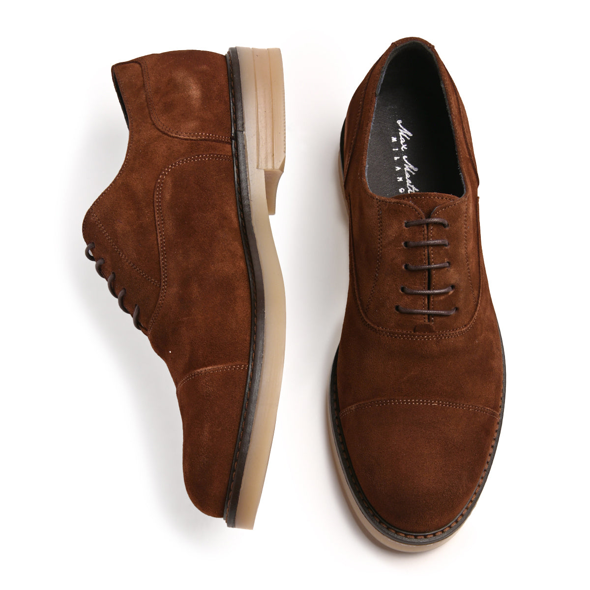 Scarpe Camoscio Sigaro