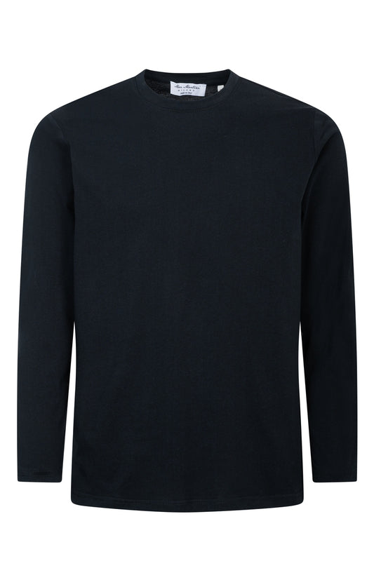 T-Shirt Nera Maniche Lunghe