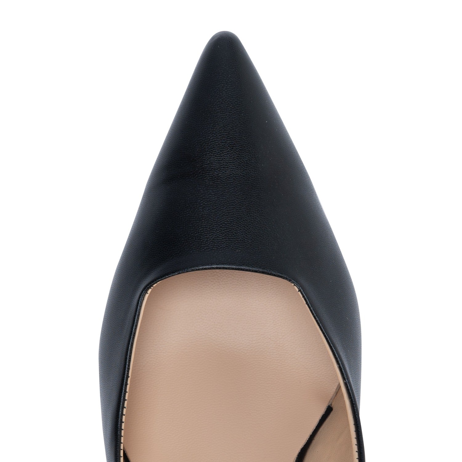 Scarpe Made in Italy Tacco Basso Colore Nero