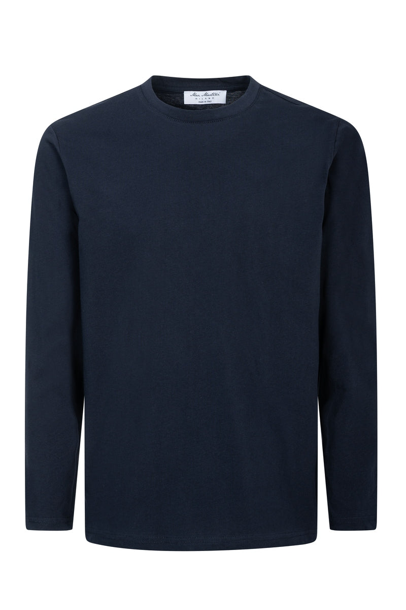 T-Shirt Blue Maniche Lunghe