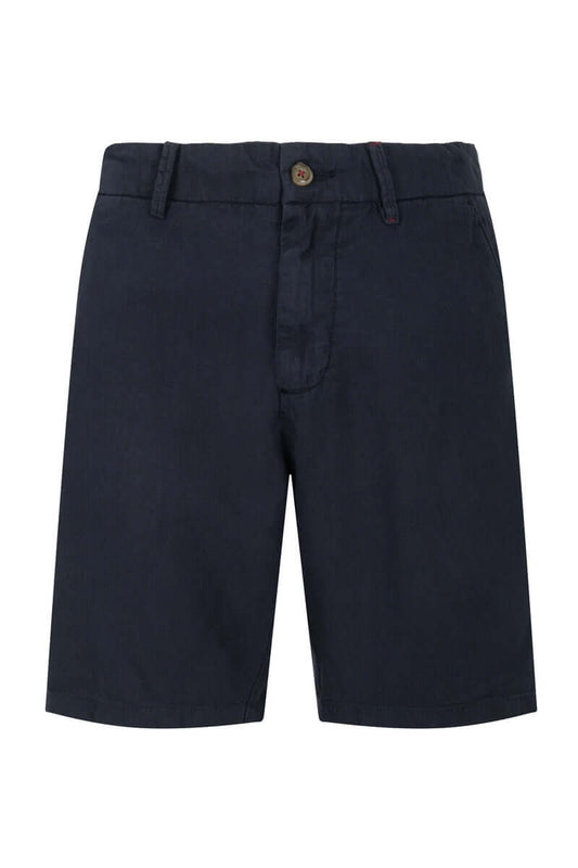 Bermuda Uomo Lino Blue