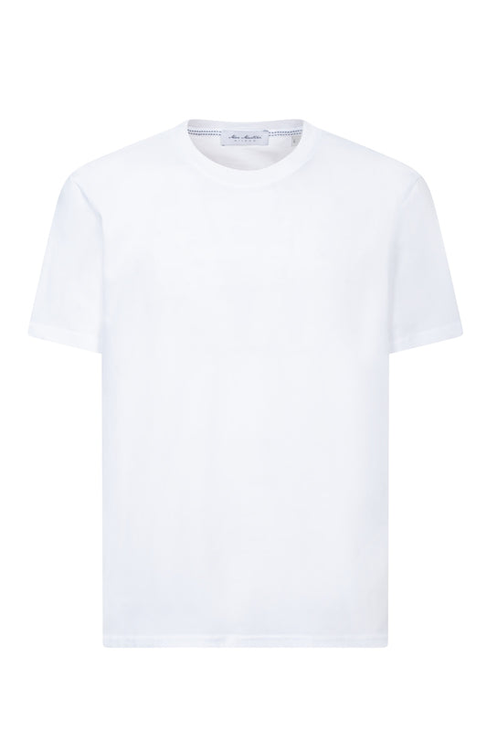 Tricou alb Mezze Mâneci