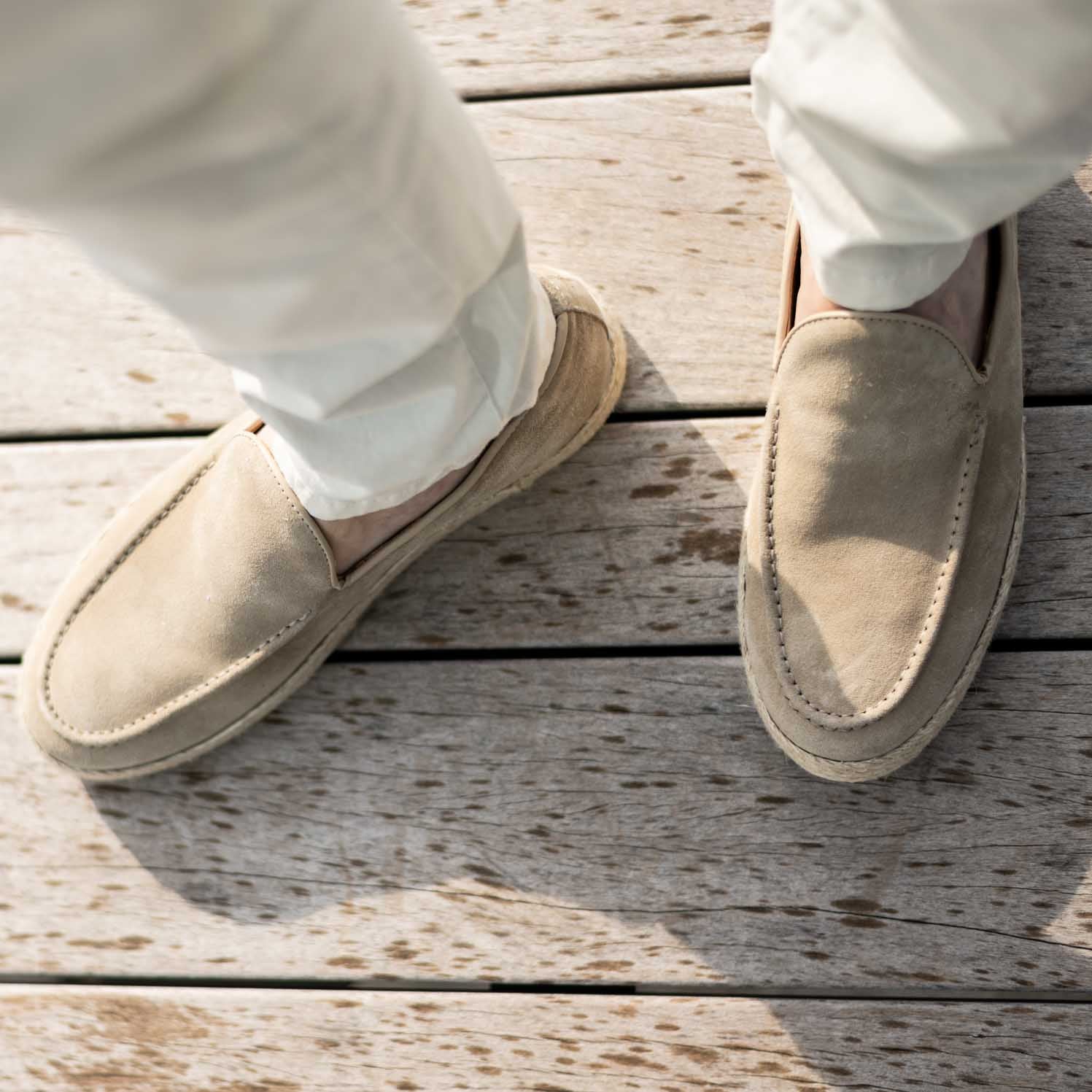 Moderne Taupe Espadrilles