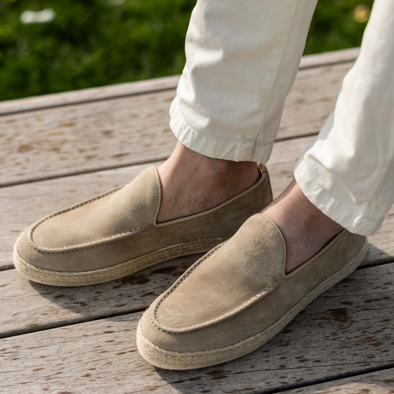 Moderne Taupe Espadrilles