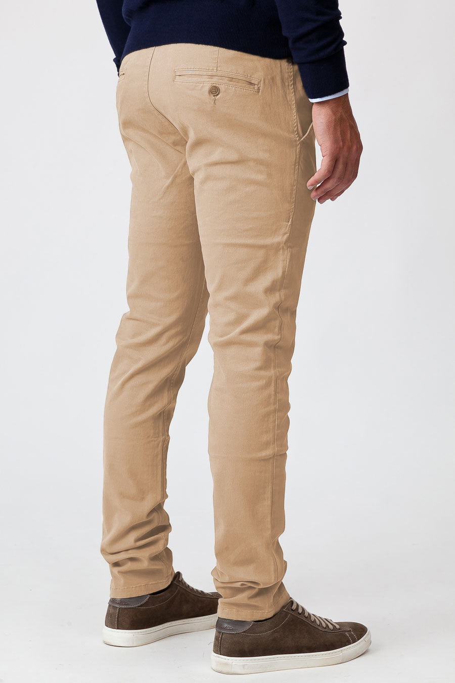 Pantalone in Cotone Beige Extra Slim