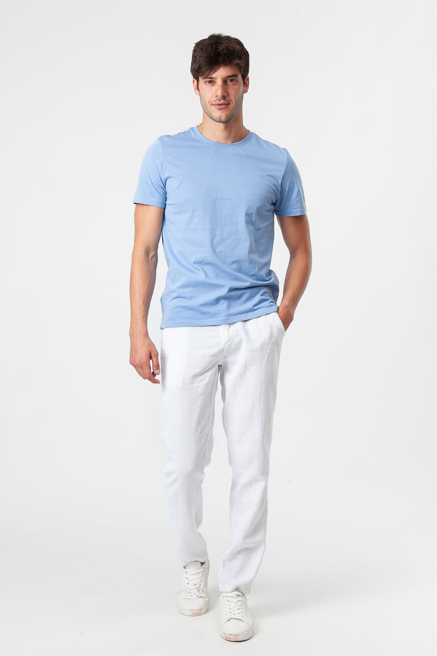 Pantalone di Lino Bianco