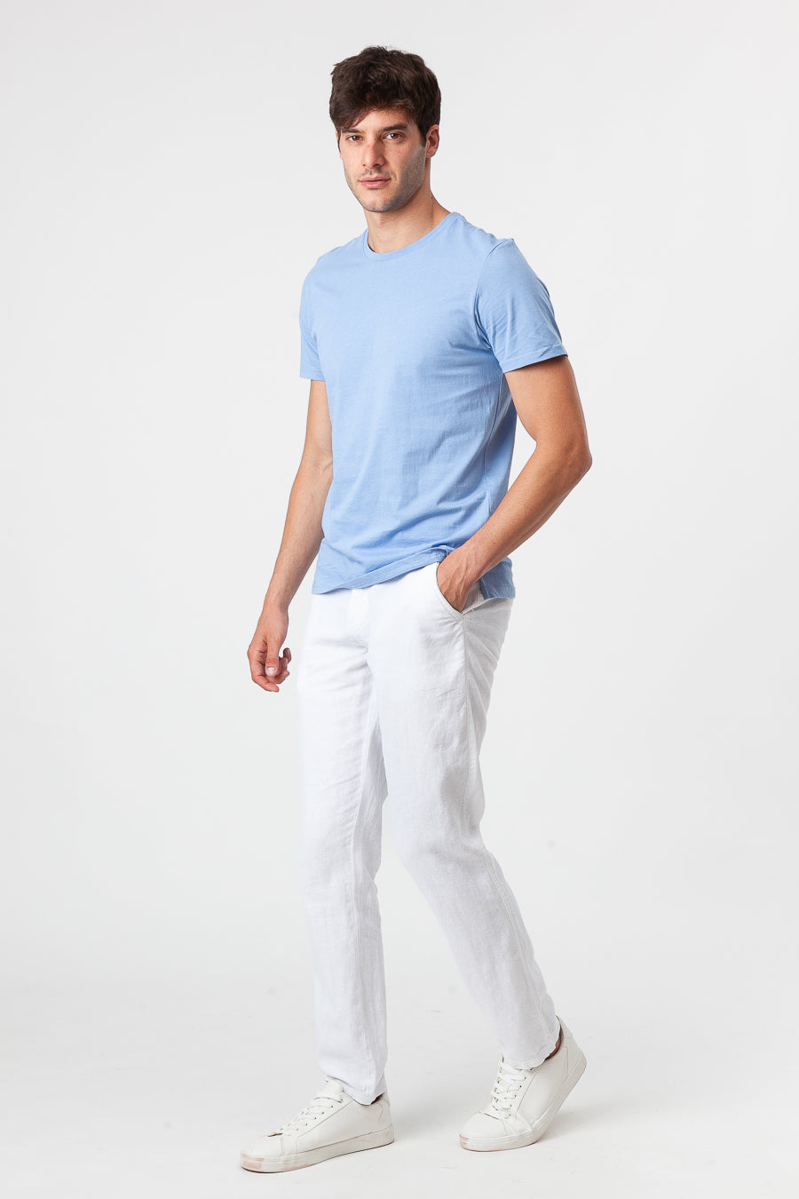 Pantalone di Lino Bianco