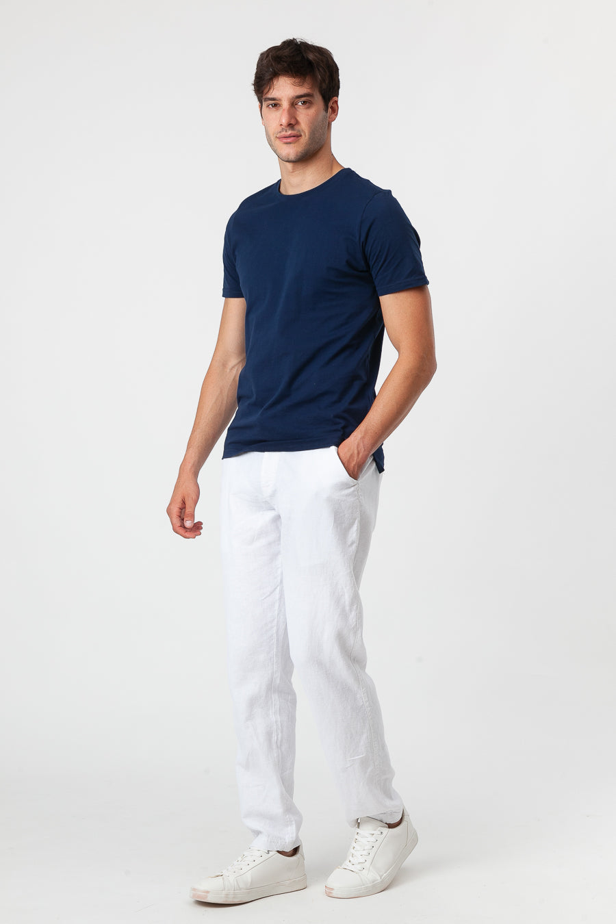 Pantalone di Lino Bianco