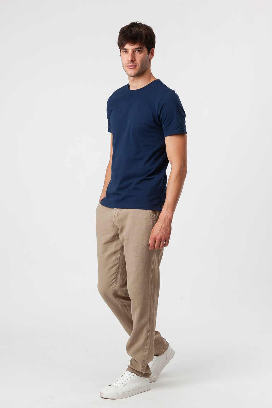 Lino Camel trousers