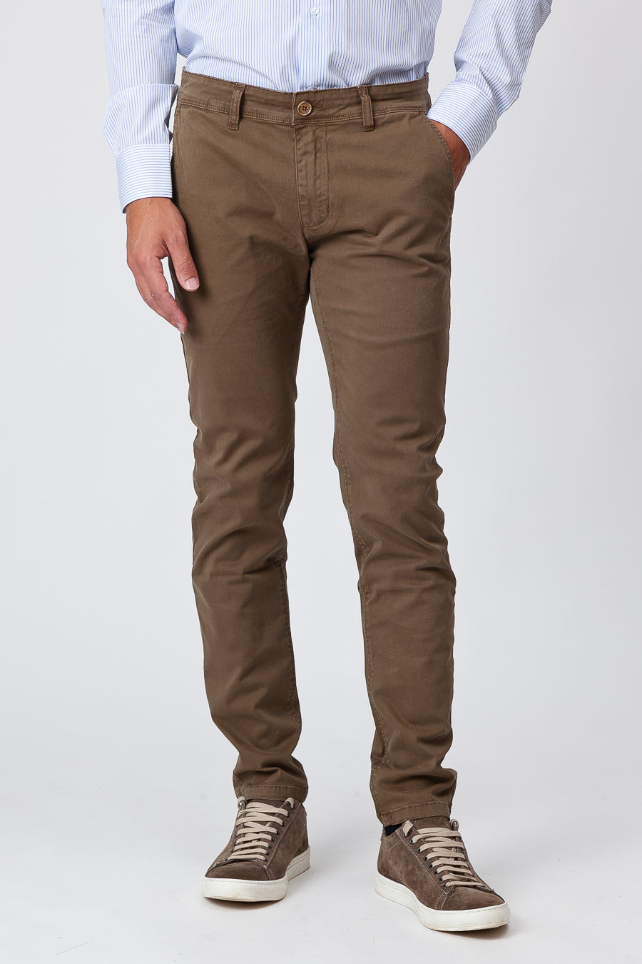 Pantalone Colore Caramel Extra Slim