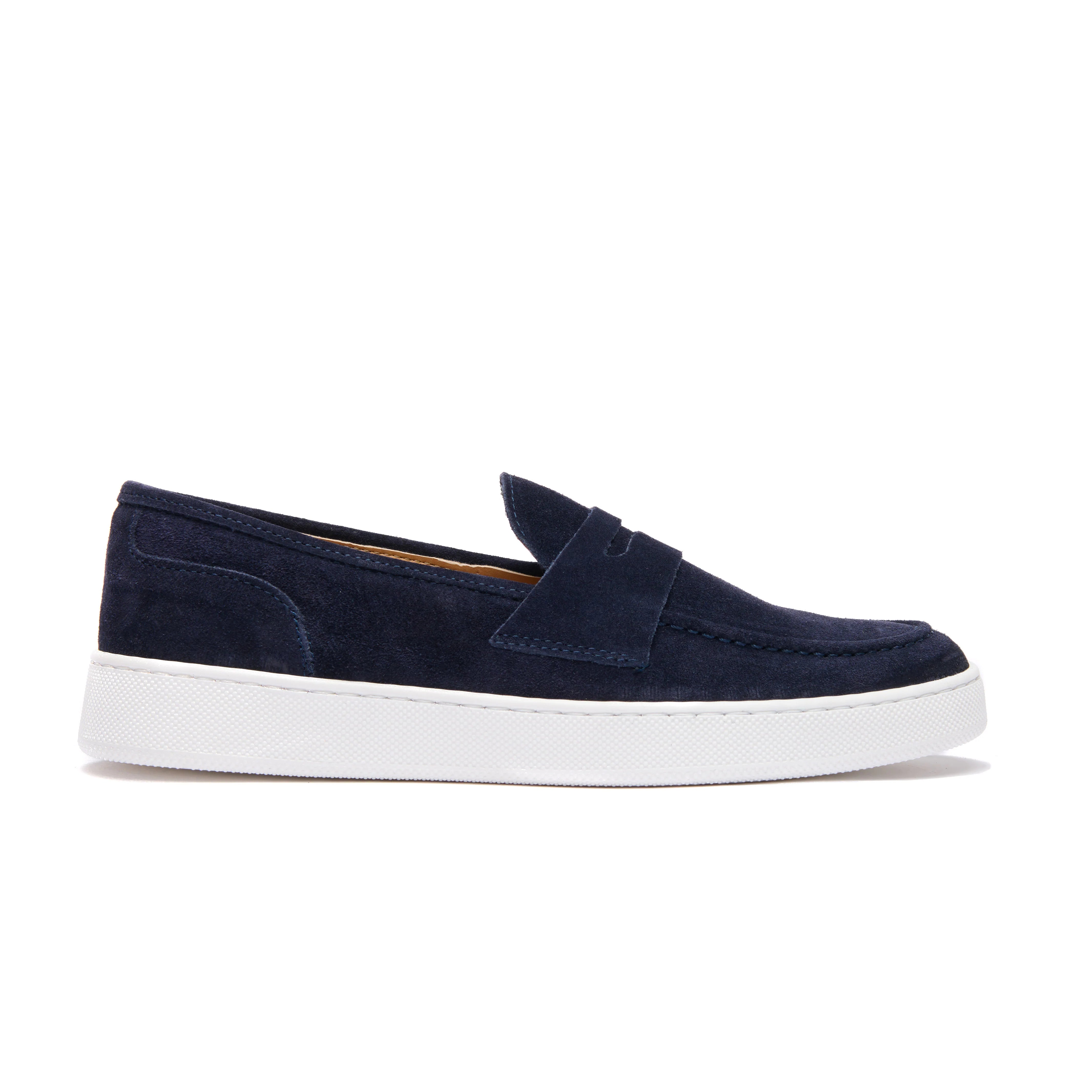 Mocassino Camoscio New Blue