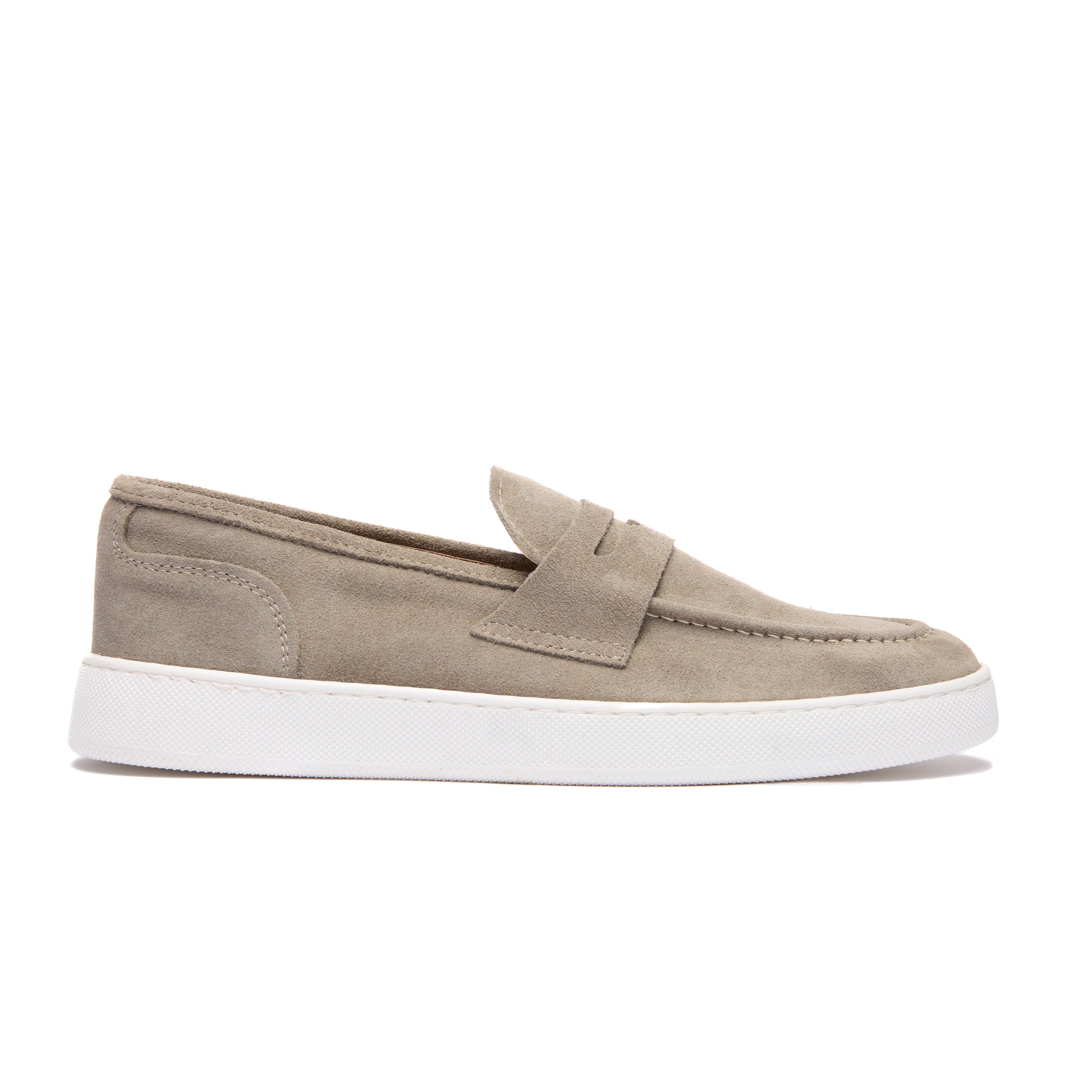 Mocassino Camoscio New Taupe