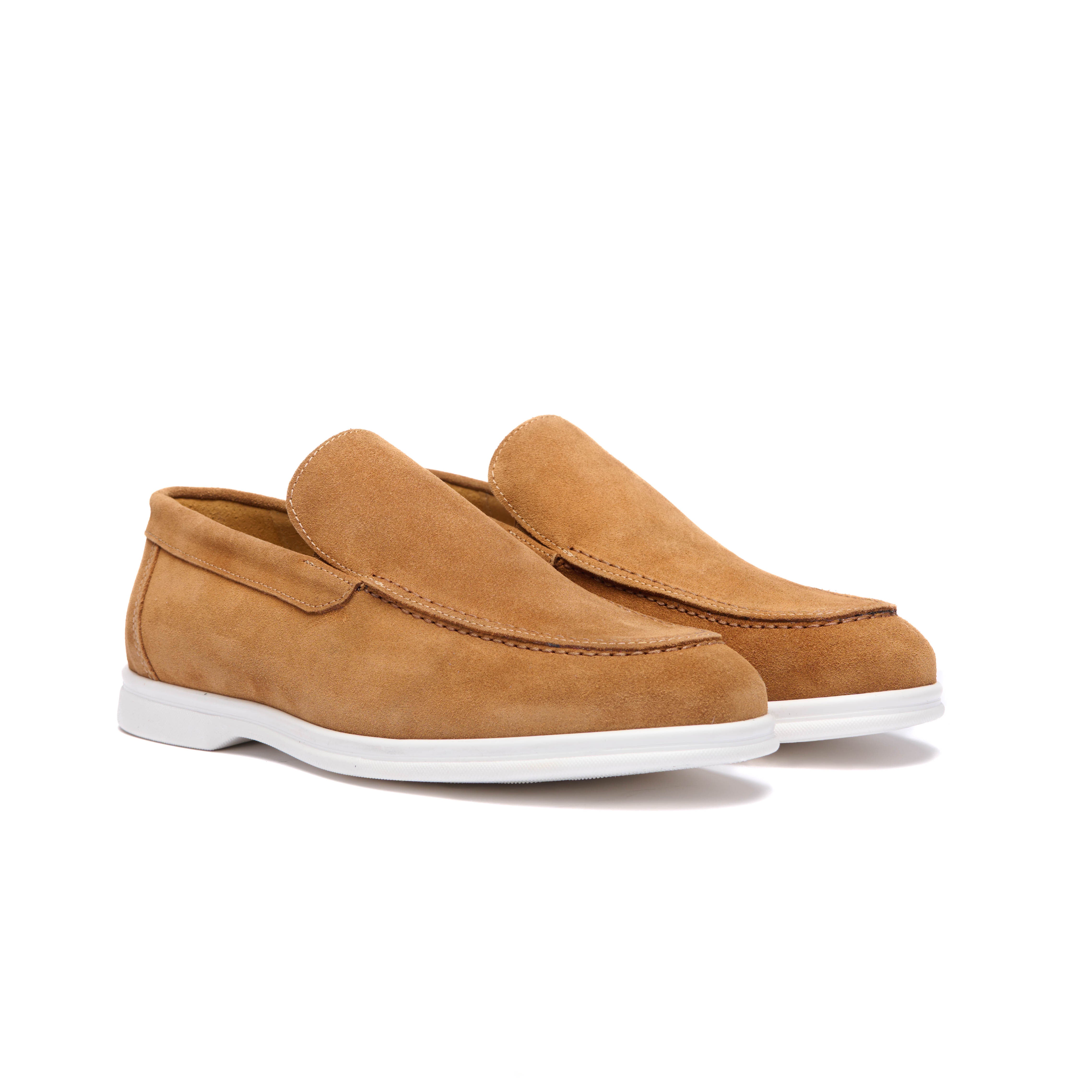 Premium Camel Chamois Moccasin