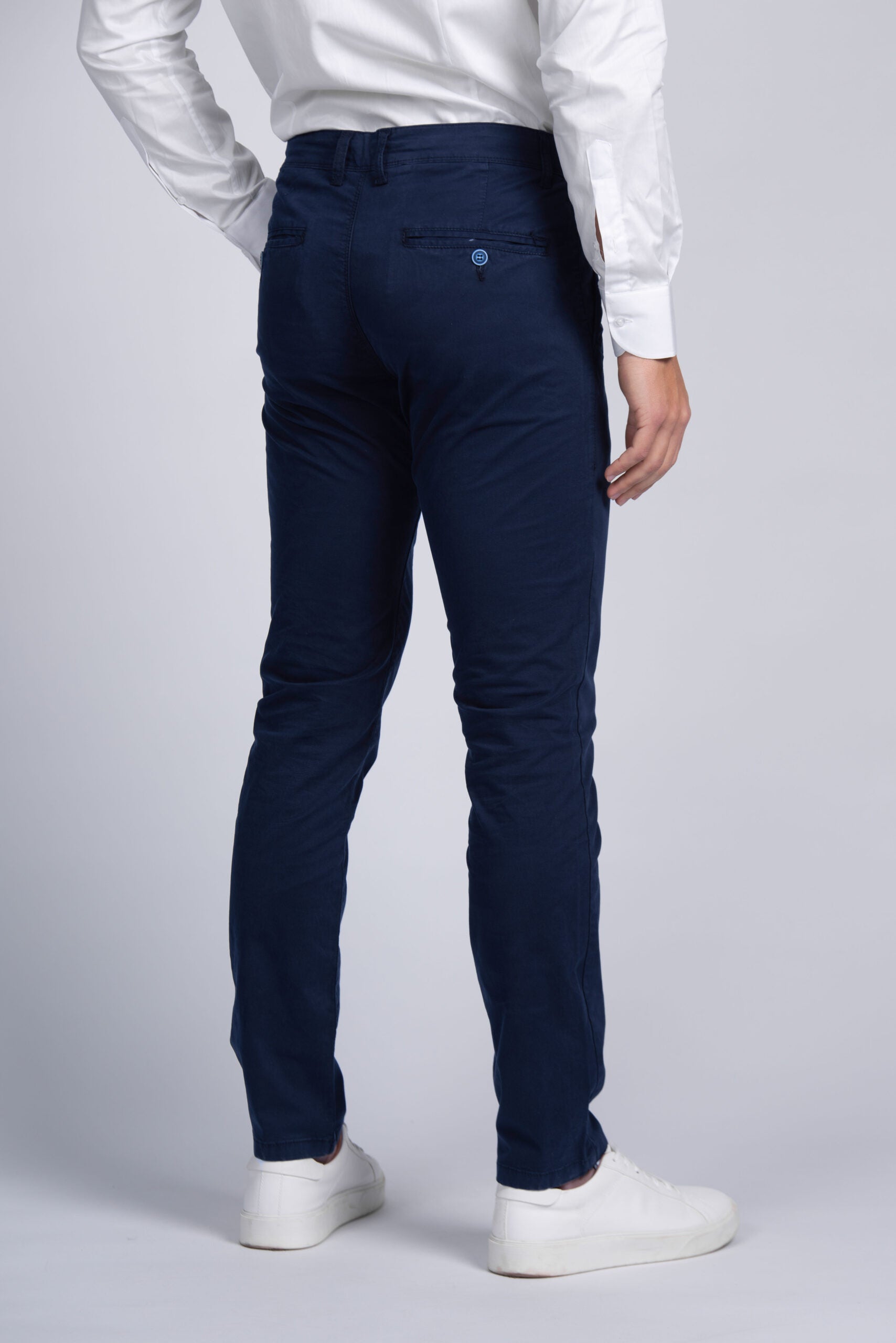 Pantalone in Cotone Blue Extra Slim