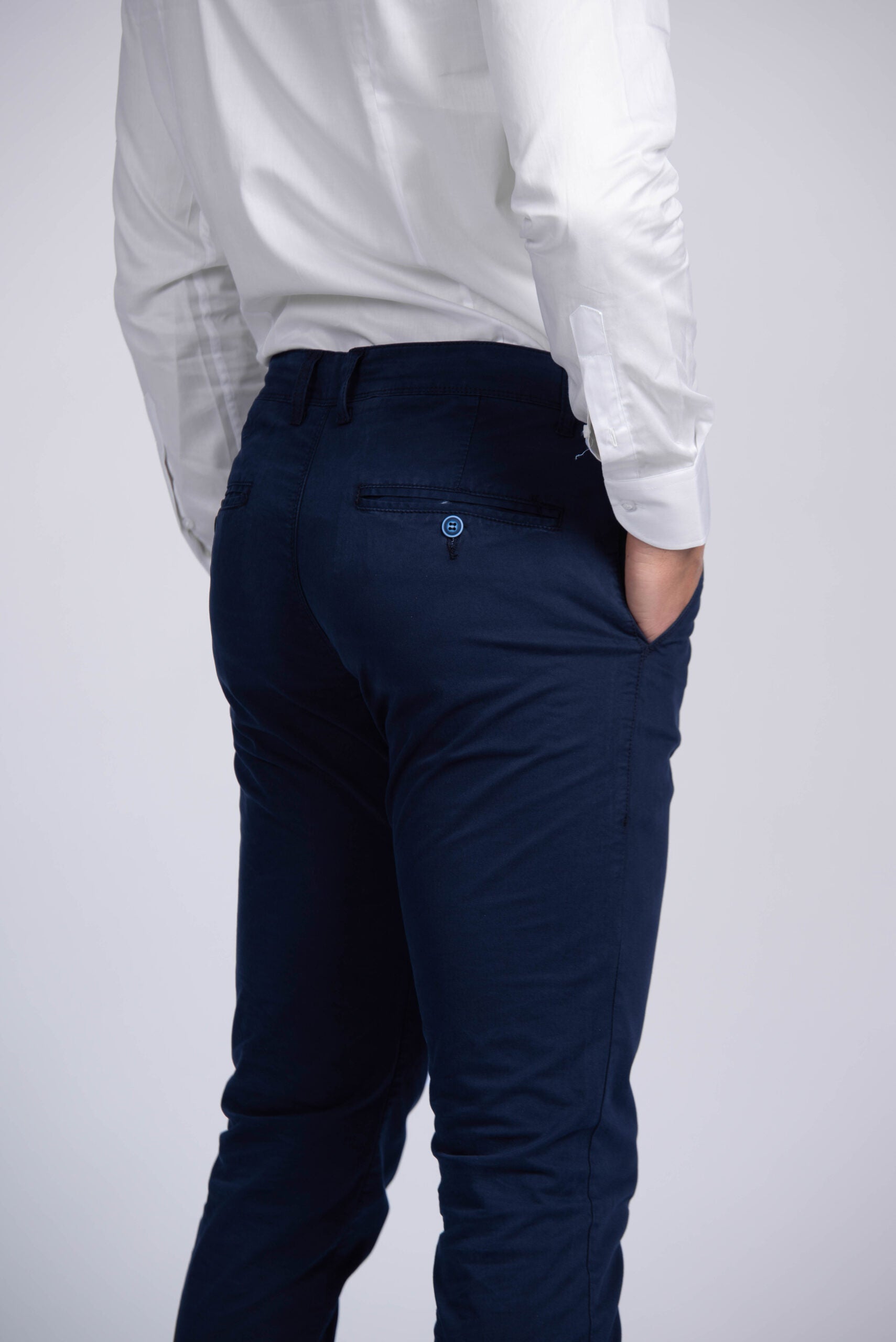 Pantalone in Cotone Blue Extra Slim