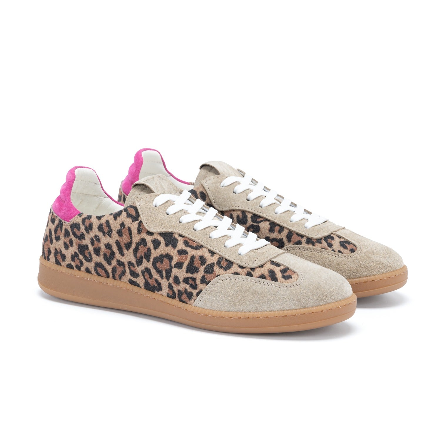Sneakers Premium da Donna Bianca Fucsia