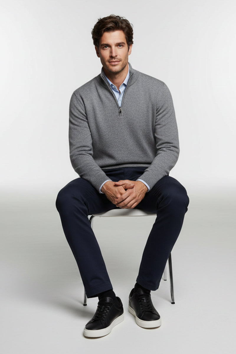 Men de mi-zip Men moyen gris