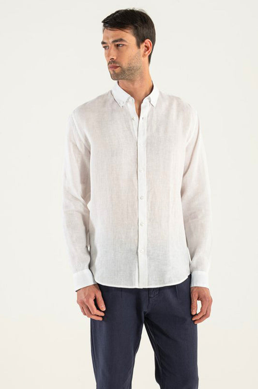 Camicia di Lino Bianca