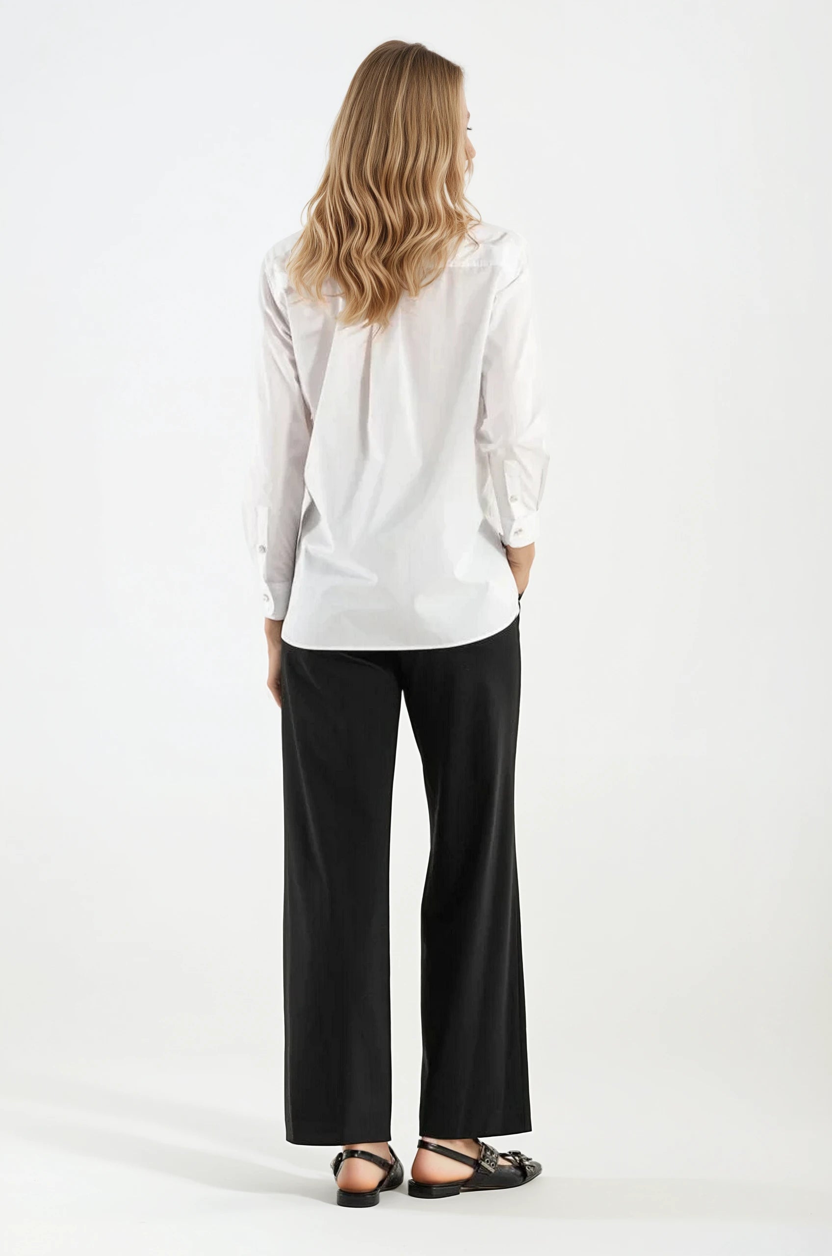 Camicia di Cotone Bianca Milano