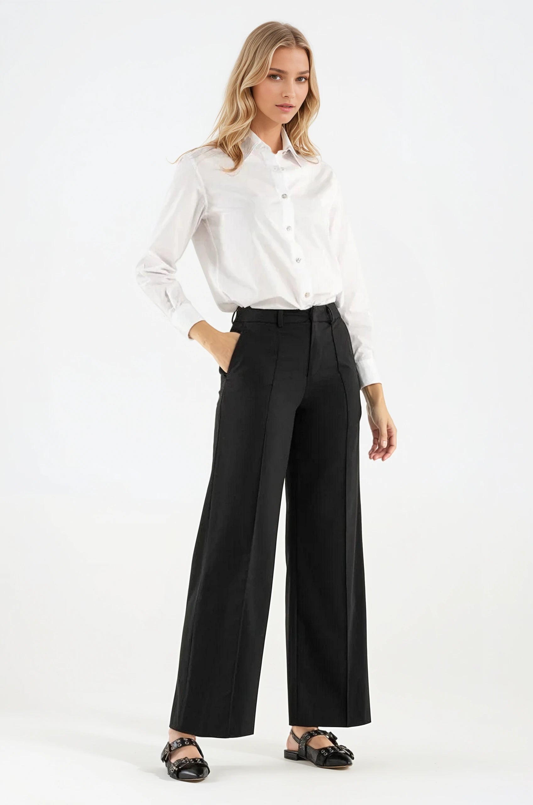 Camicia di Cotone Bianca Milano