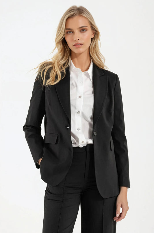 Blazer cormorant negru