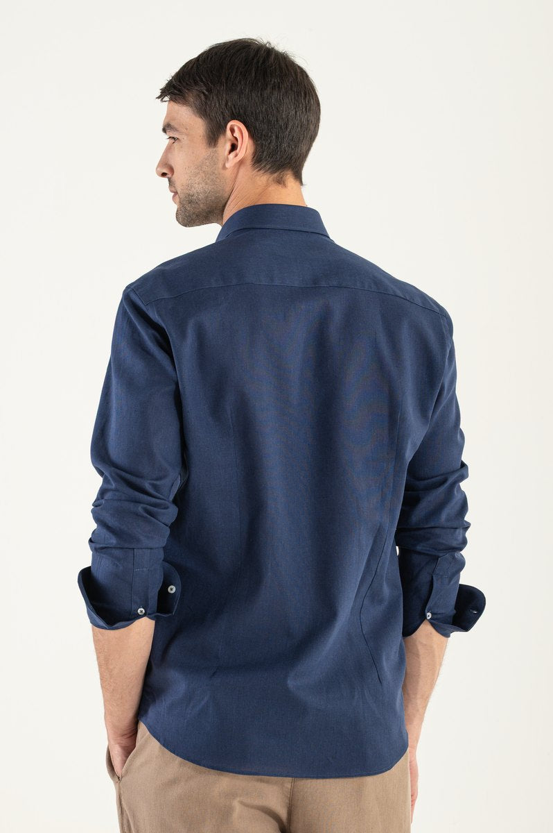 Lino Blue Shirt