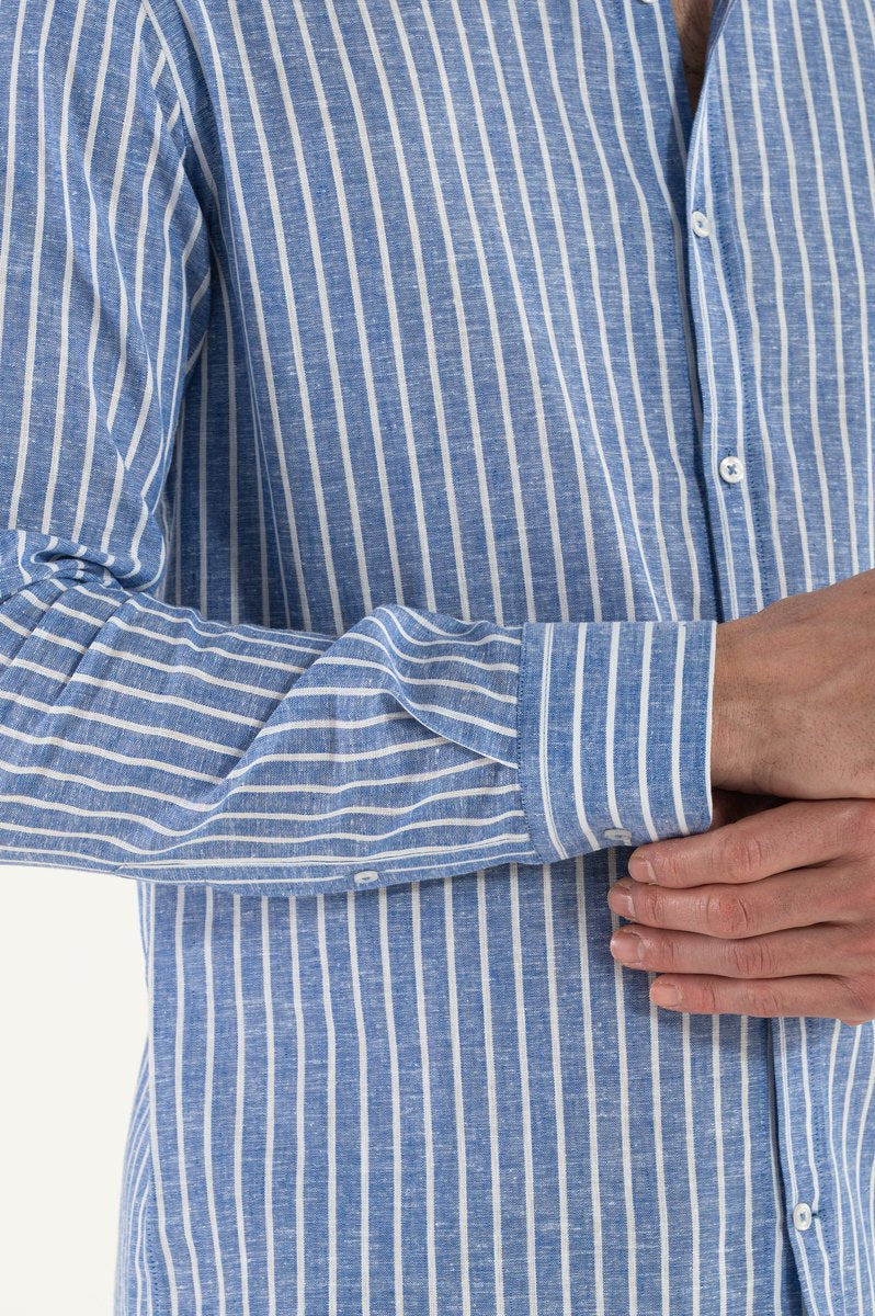 Striped linen shirt