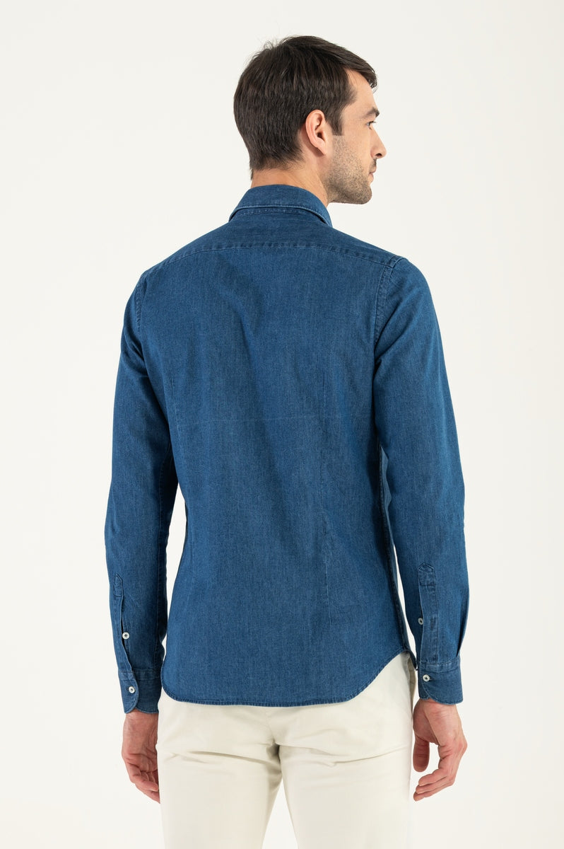 Herren -Jeanshemd