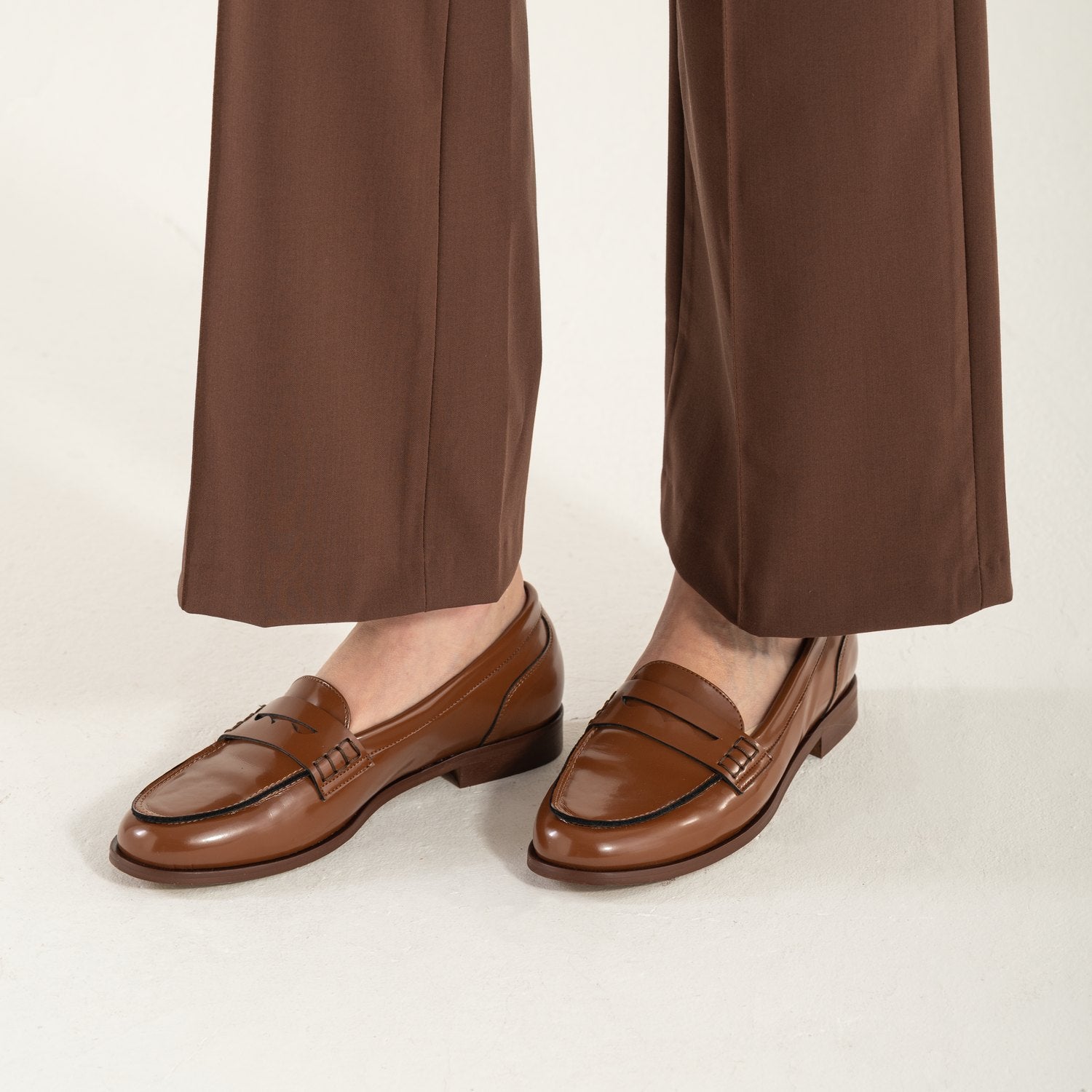 Mocassini Made in Italy Colore Cuoio