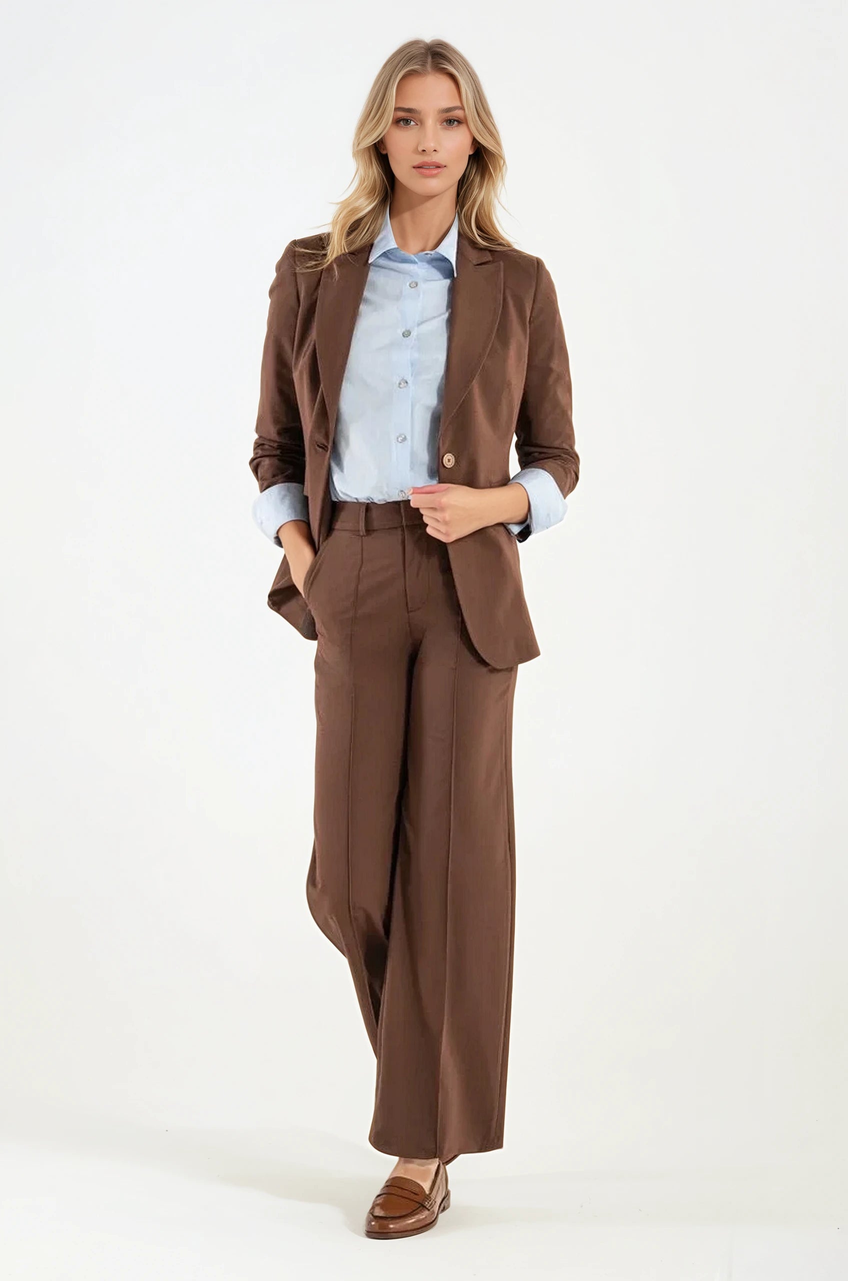 Blazer Cormorano Marrone