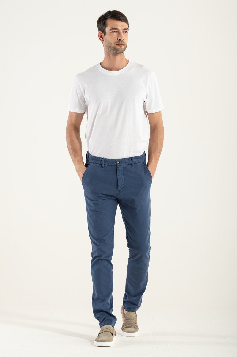 Pantalone in Cotone Blue J