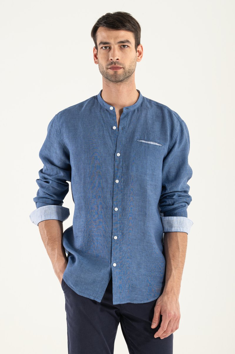 Lino Cor Blue Royal Shirt