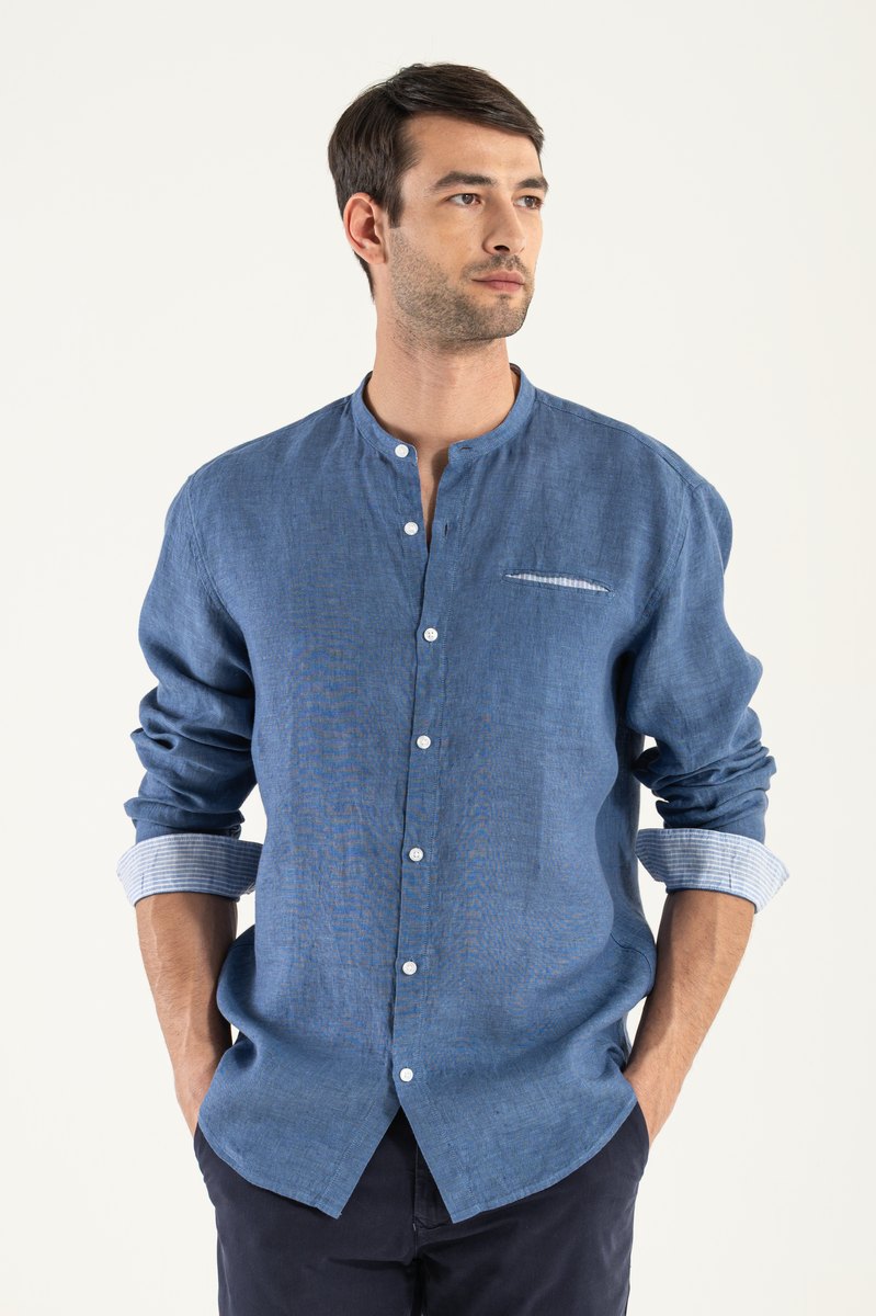 Lino Cor Blue Royal Shirt