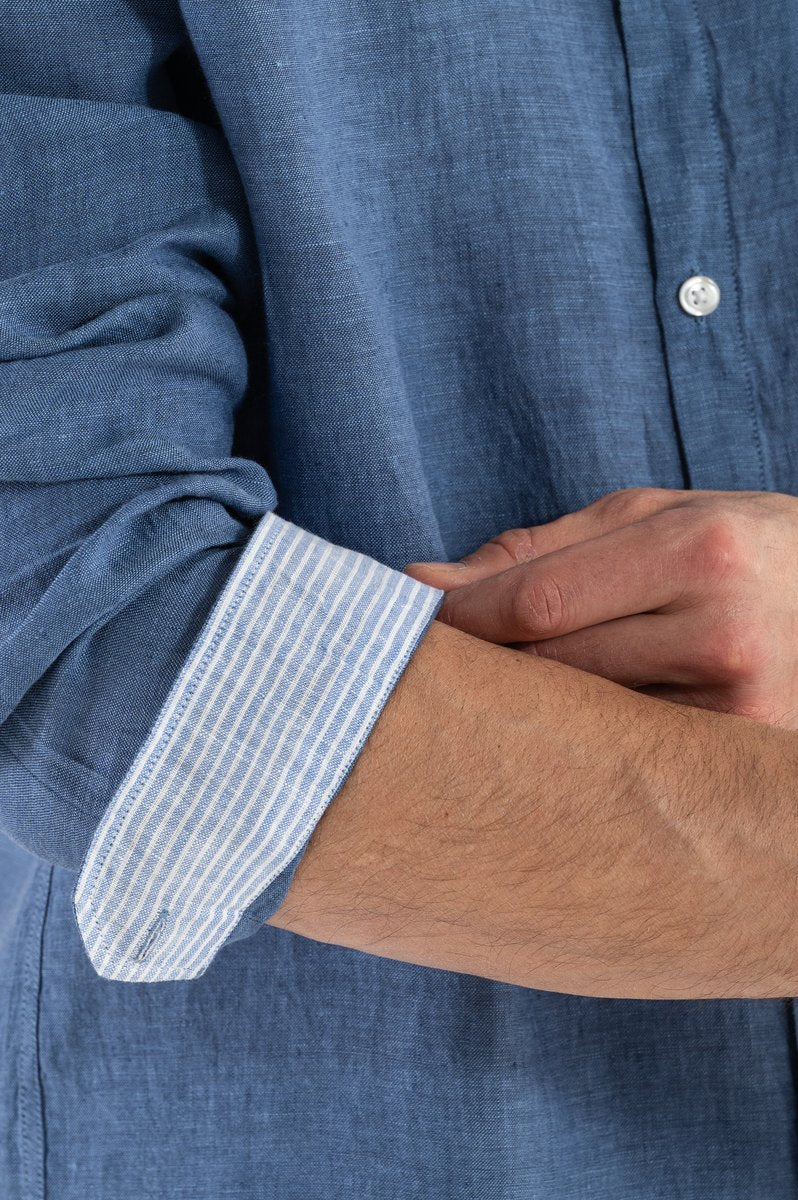 Lino Cor Blue Royal Shirt