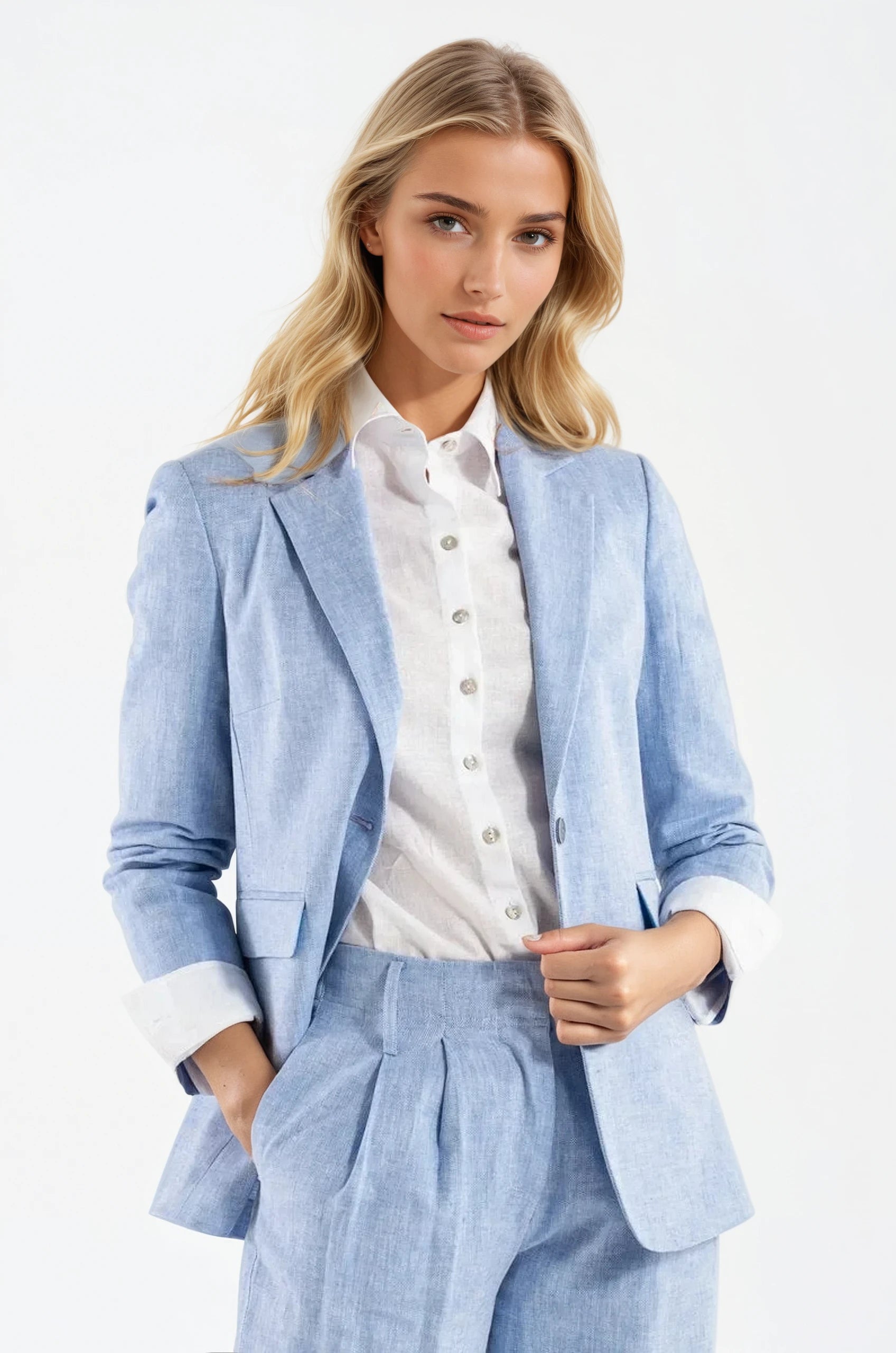 Tailleur Celeste Lino/Cotone