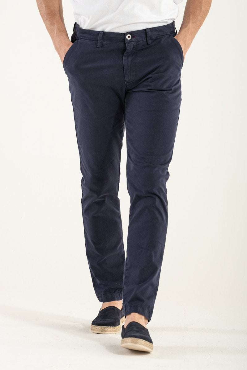 Pantaloni de vară de primăvară albastră
