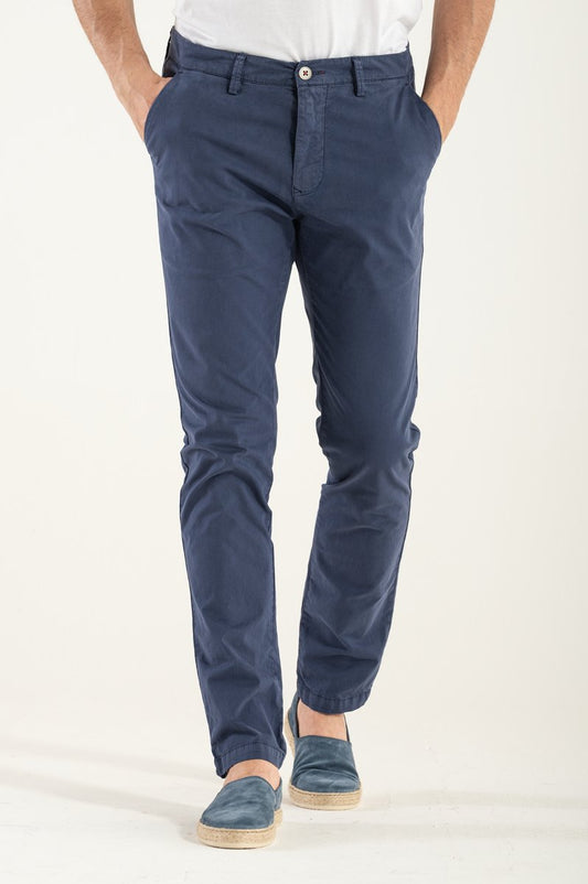 Pantalon Bleu Royal Fabriqué en Italie