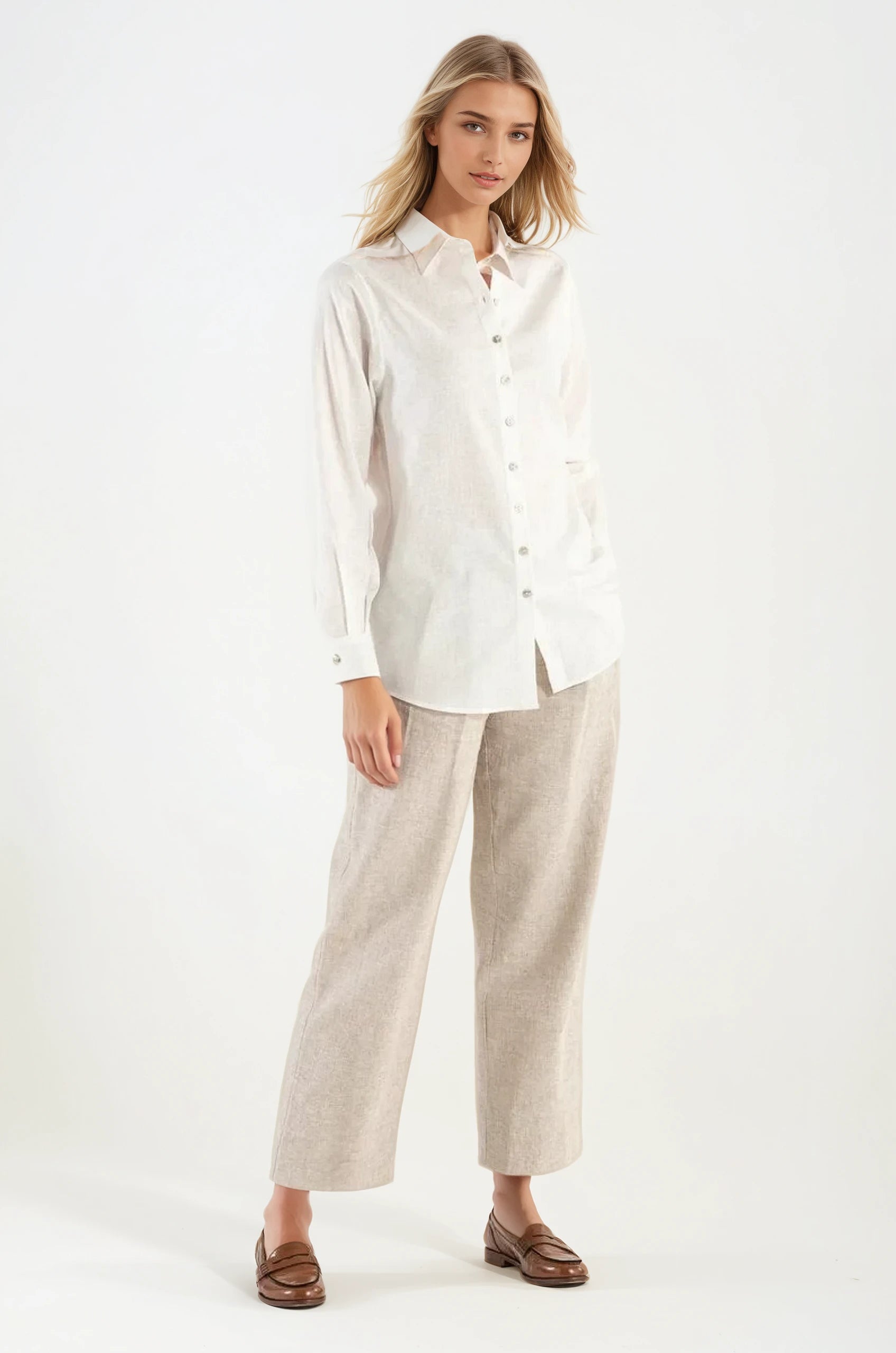 Camicia di Lino Naturale Portofino