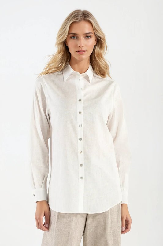 Camicia di Lino Naturale Portofino