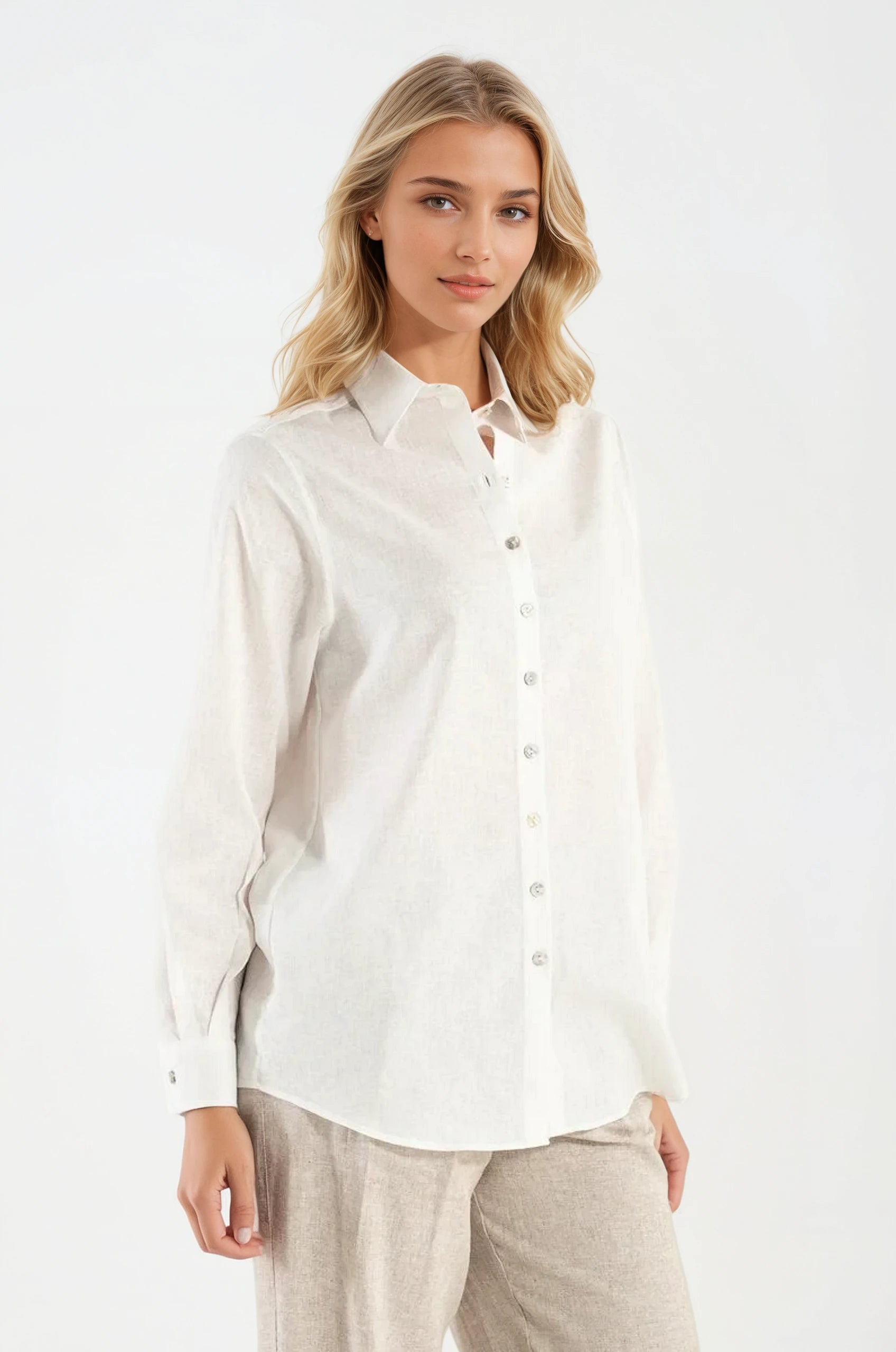 Camicia di Lino Naturale Portofino