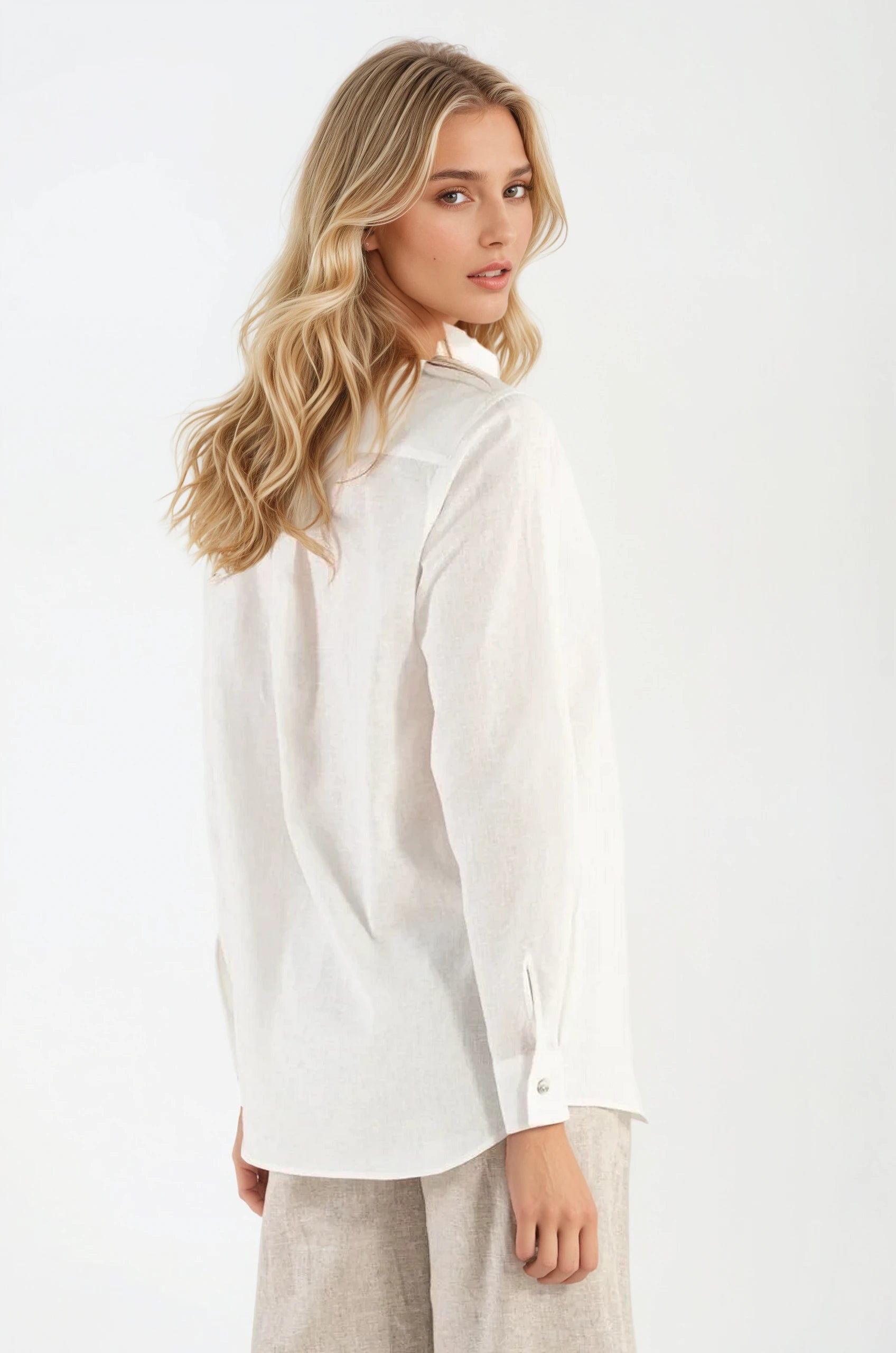 Camicia di Lino Naturale Portofino