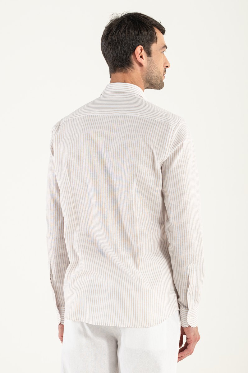 Lino Bacchetta Beige shirt