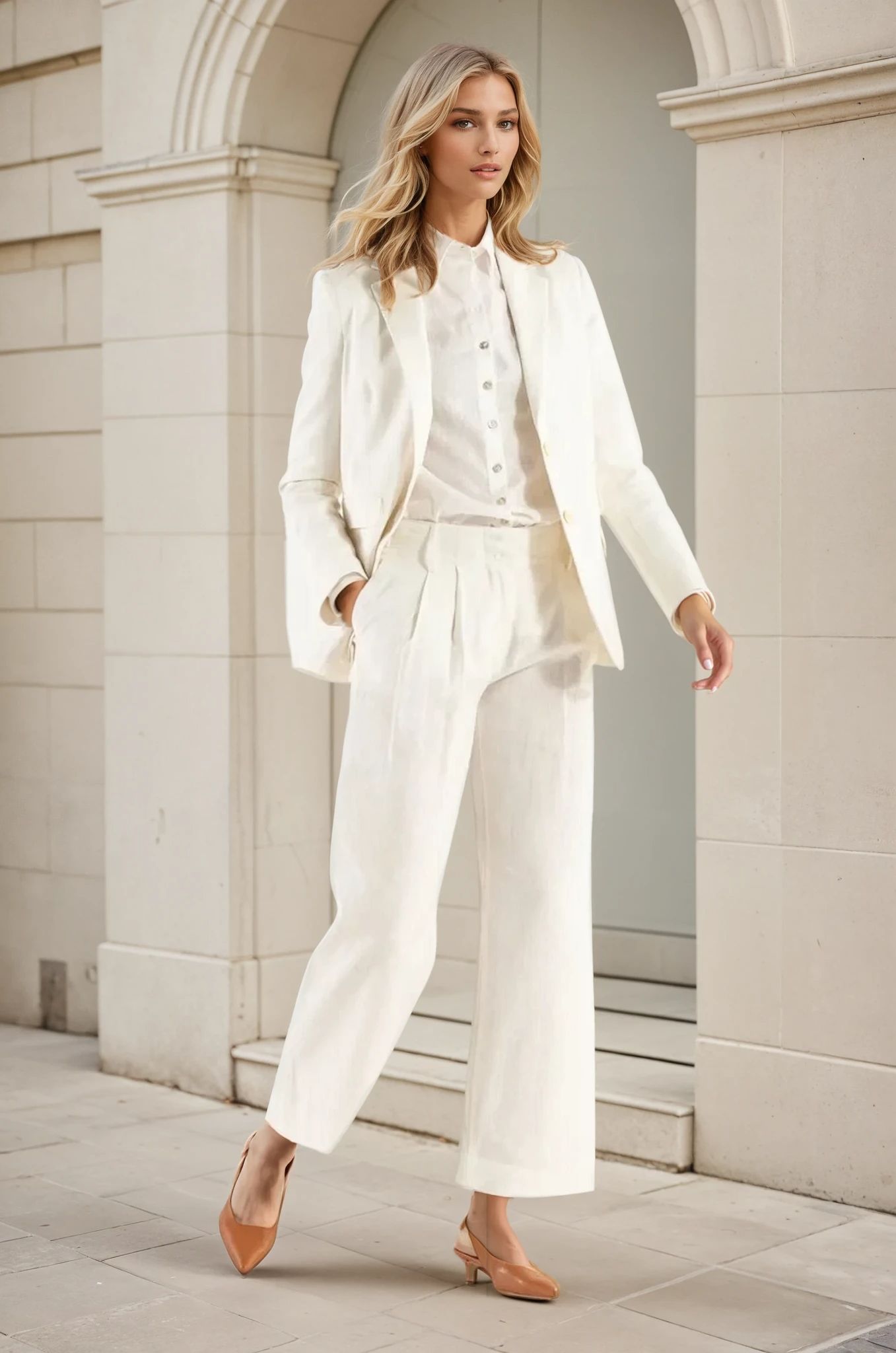 Blazer Milano Colore Crema