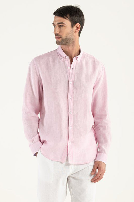Camicia di Lino BDC Rosa