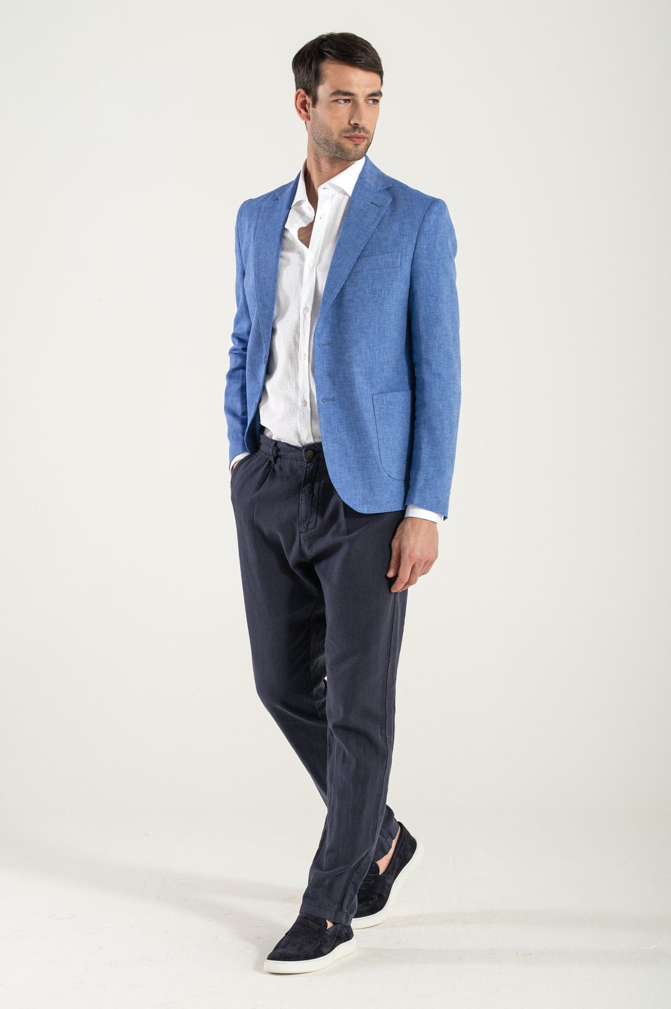 Blazer Blue Royal Lino/Cotton