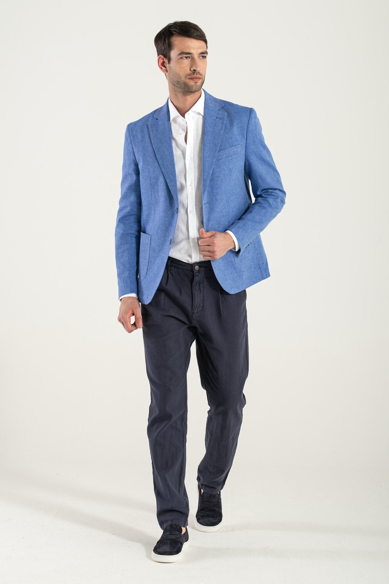 Blazer Blue Royal Lino/Cotton
