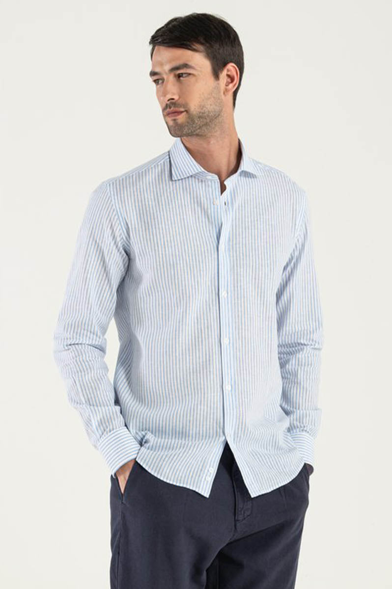 Linen shirt celestial wand