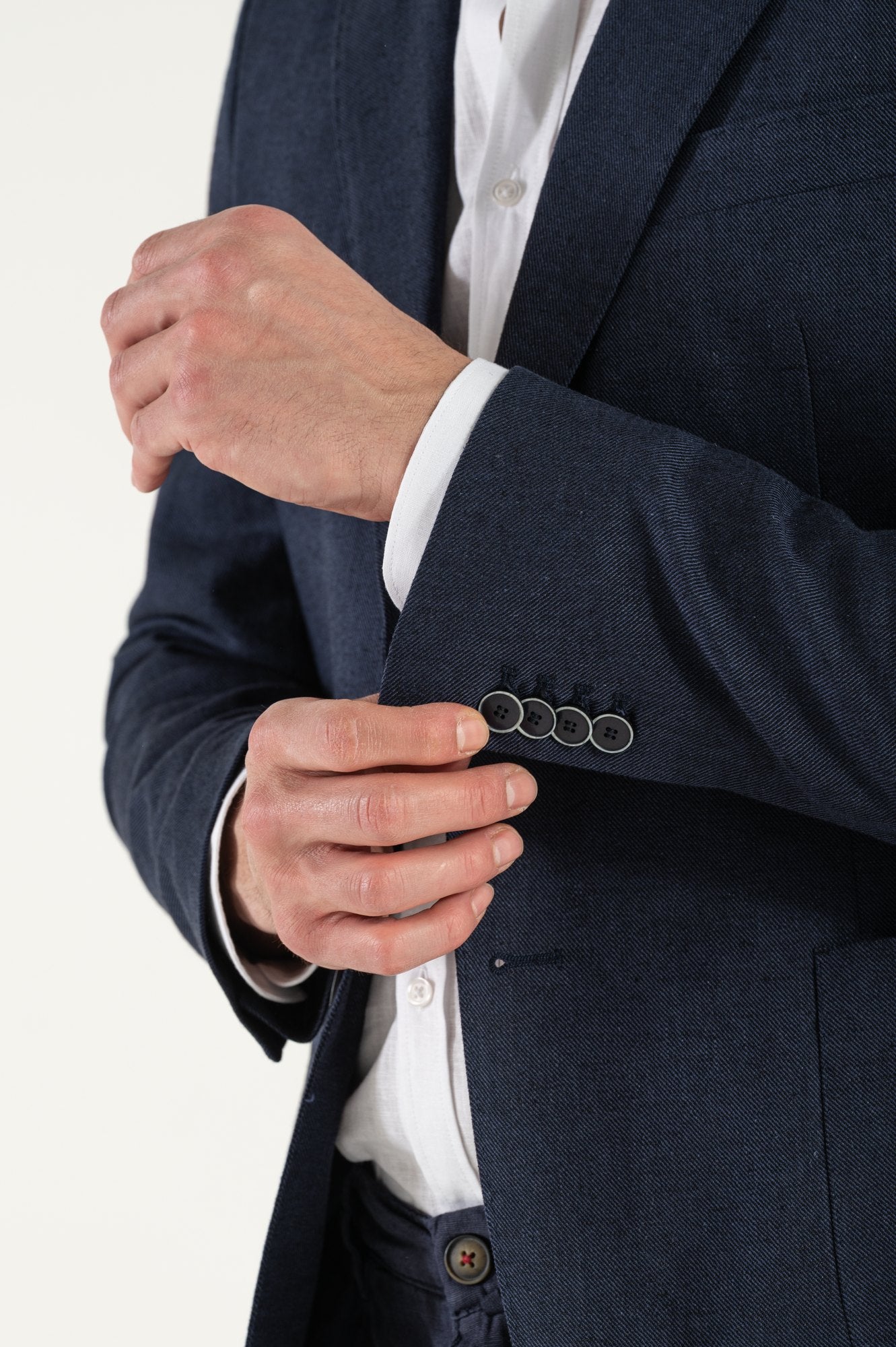 Blazer Blue Navy linen/cotton